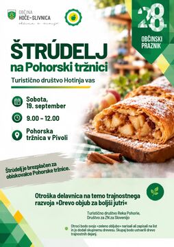 Štrudelj na Pohorski tržnici
